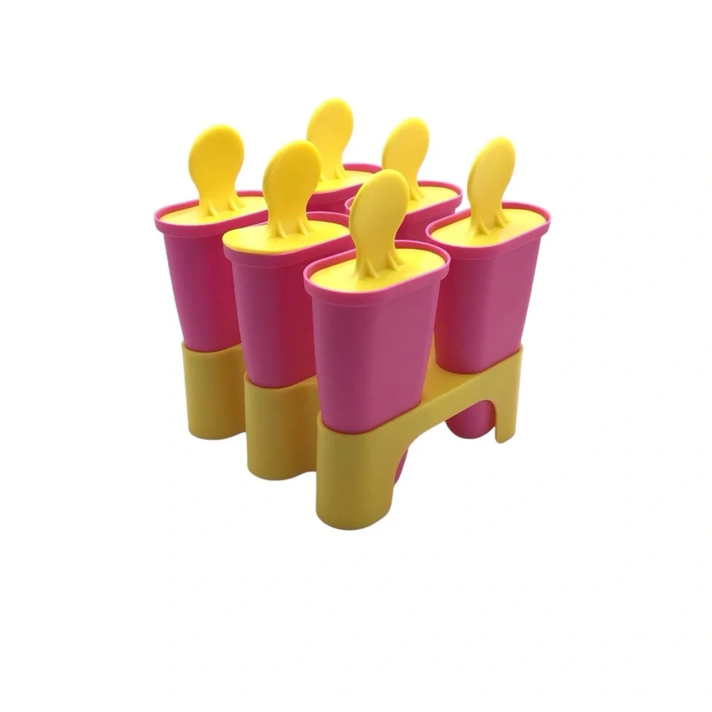IKEA CHOSIGT Ice Pop Maker Mold Set BPA Free Reusable Popsicle Molds Pink